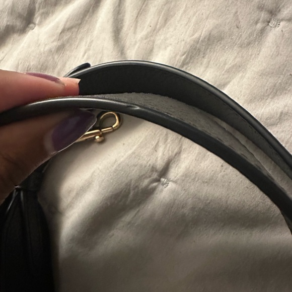 Coach Black Leather Guitar Strap - Picture 6 of 7